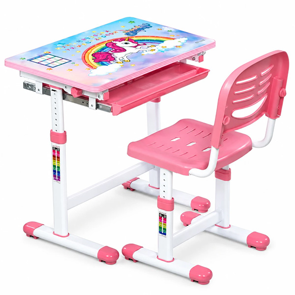میزتحریرکودک صفحه تاشو اسب تک شاخ  N901